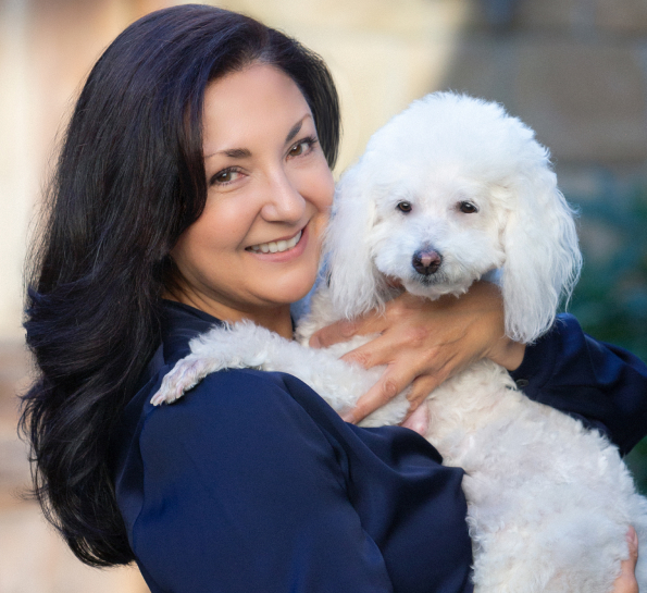 Casper the office dog in San Jose California